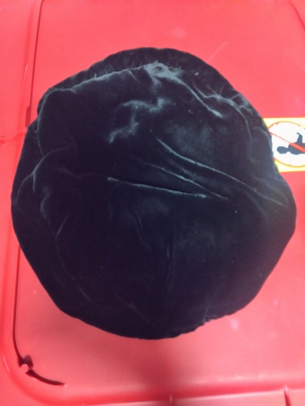 Vintage Black Velvet Women's Beret Hat - Classic Chic Stuart Original